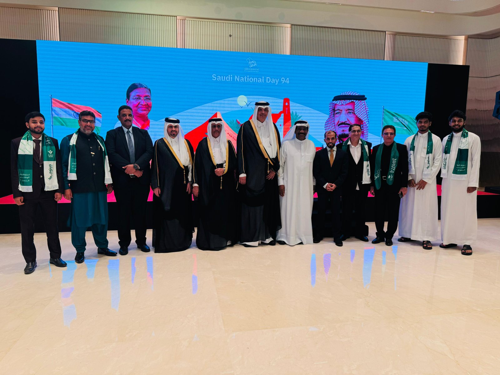 Client interaction: SAUDI NATIONAL DAY